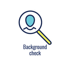 Referral Job Reference Icon  with recommendations, performance review, etc ideas