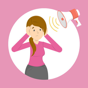 Phonophobia as a symptom of a migraine