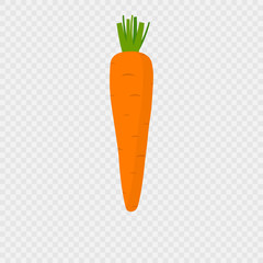 Carrot icon with shadow