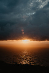 Sonneuntergang Irland Horizont