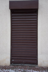Door protect with roller shutter,  in Bistrita,Romania