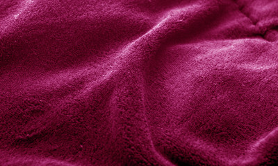 Sack cloth texture in pink color.