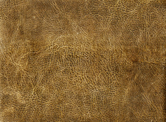 Orange toned weathered leather texture.