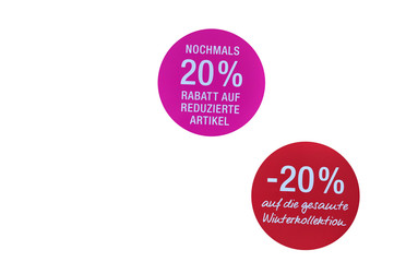 WSV 20% auf alles,  reduzierte Angebote 