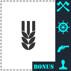 Agriculture icon flat