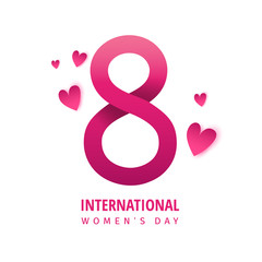 Banner for the International women's day flyer