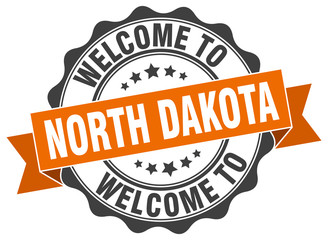North Dakota round ribbon seal