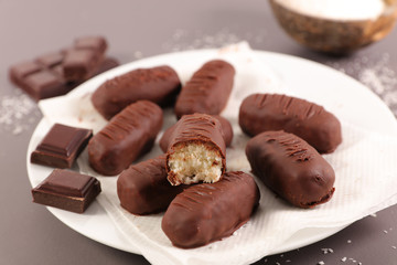 chocolate coconut candy