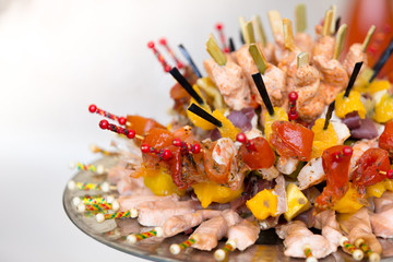 Fine, colorful and quality food for cocktails and receptions