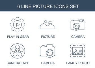 6 picture icons