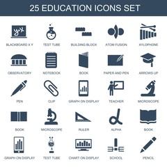 25 education icons