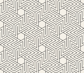 Vector seamless star shapes pattern. Modern simple abstract texture. Repeating geometric thin lines trellis.