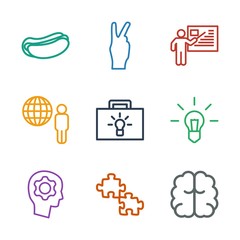 9 idea icons