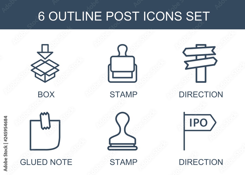 Canvas Prints 6 post icons