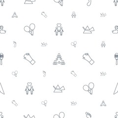 two icons pattern seamless white background
