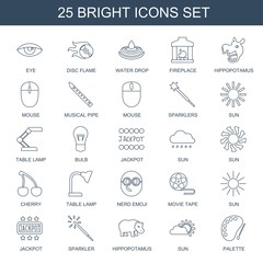25 bright icons