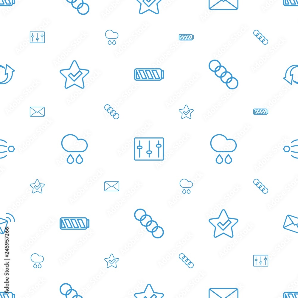 Poster interface icons pattern seamless white background