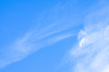Fototapeta na wymiar white cloud on blue sky background Nature Landscape.in thailand summer.parks/outdoor.