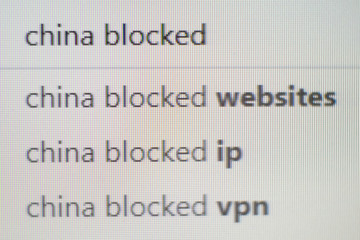 Blured. China blocked websites, ip, vpn. Search query. The concept of international conflict, sanctions and restrictions on the Internet. Macro.