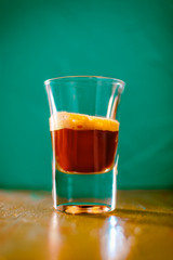 Photograph of coffee with a vintage style.