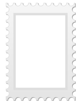 Leere Briefmarke oder Bild für Portrait