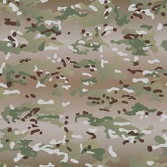 Multicam Camouflage seamless patterns - obrazy, fototapety, plakaty