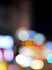 abstract background of bokeh lights