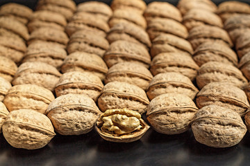 walnut, food, nut, brown, healthy, shell, snack, macro,
