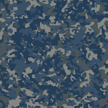 Navy Flectarn Camouflage seamless patterns