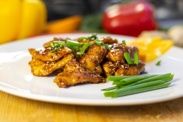 Chicken in Teriyaki Sauce with Orange! Tasty, easy, fast!