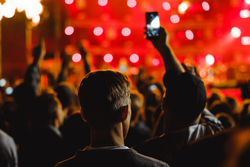 hands of people at the concert