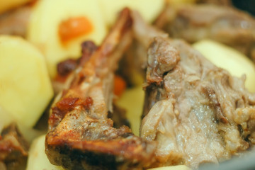 meat stew close-up