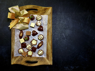 Sweet delicious chocolates and pralines. Great for birthday and valentine's day
