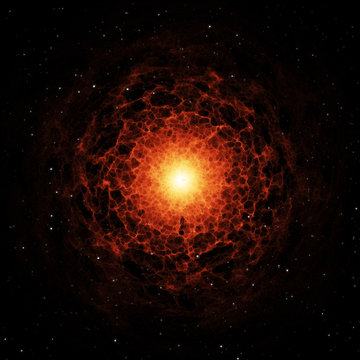 Space nebula.