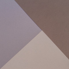 Color papers geometry composition background with gray beige and brown tones