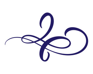 Floral lines filigree design elements. Vector vintage line elegant dividers and separators, swirls and corners decorative ornaments. Flourish curl elements for invitation or menu page illustration