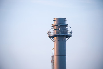 Low Angle View Of Factory Against Sky