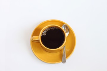 Coffee cup isolated on white background.