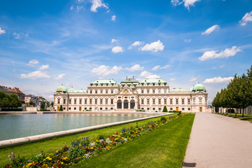 Fototapeta premium Belvedere, Vienna, Austria