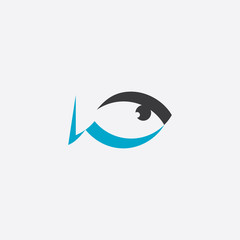 fat fish logo vector sign element