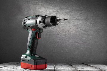  Photo tool close up on a dark black background.