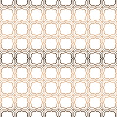 Abstract Vector Seamless Pattern With Abstract Floral And Leave Style. Repeating Sample Figure And Line. For Modern Interiors Design, Wallpaper, Textile Industry.