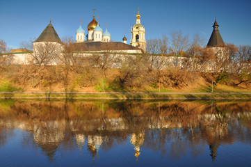 Ancient monastery. Moscow, Russia.