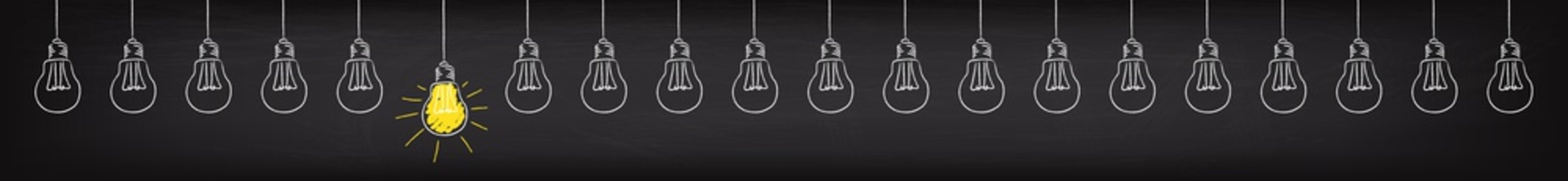 Idee und Innovation Konzept Banner