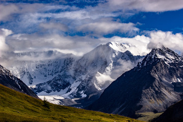 landscape in alps