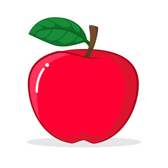 Illustration of Apple, Vector Illustration
