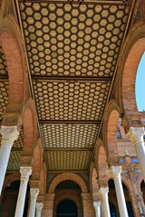 dettagli architettonici del palazzo in stile neo-moresco situato nella bellissima Piazza di Spagna...