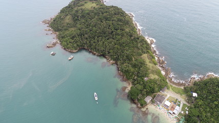 A Natureza de Bombinhas visto de Cima
