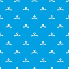 Dolphin pattern vector seamless blue repeat for any use