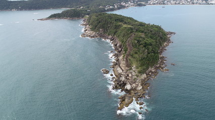 A Natureza de Bombinhas visto de Cima